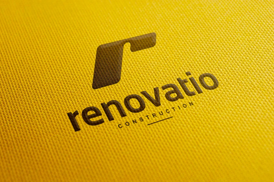 Logo open layer mockup