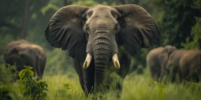 Elephant stock image