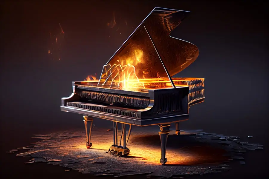 A set of musical instruments sound effects