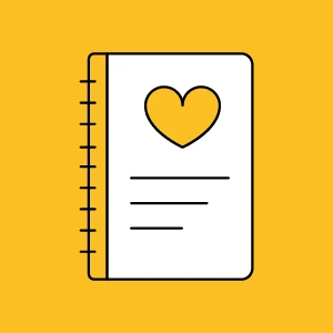 Heart written