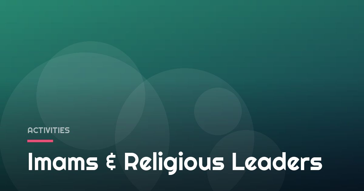 Imams & Religious Leaders