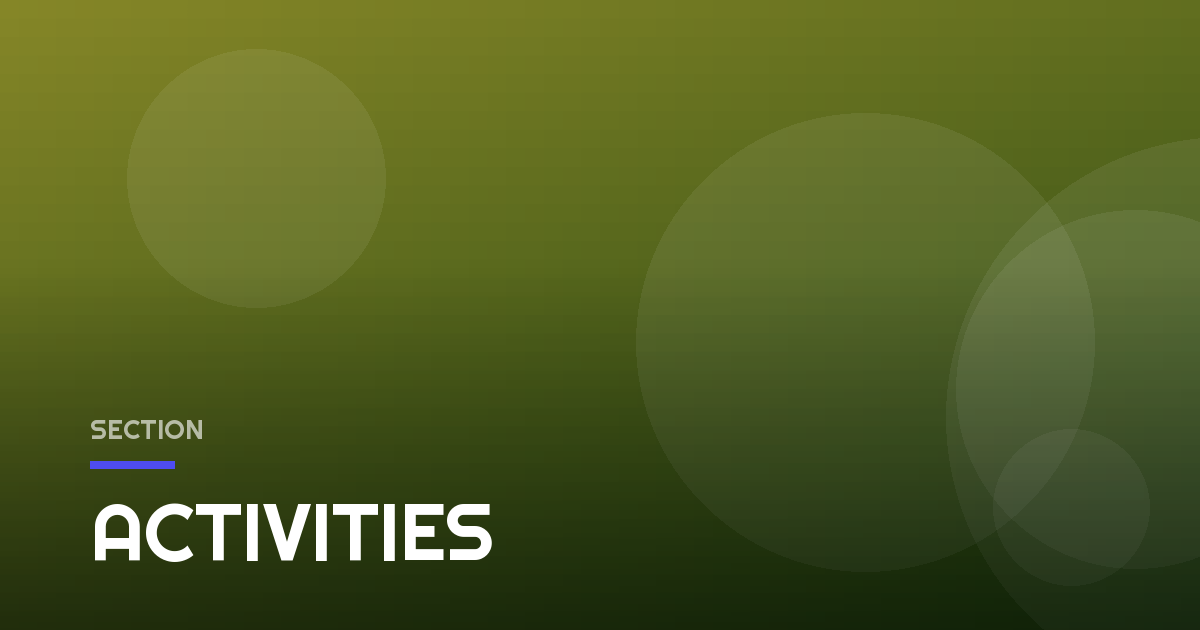 ACTIVITIES