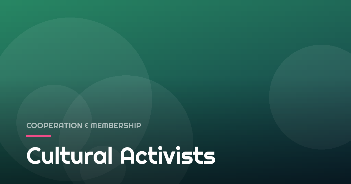 Cultural Activists