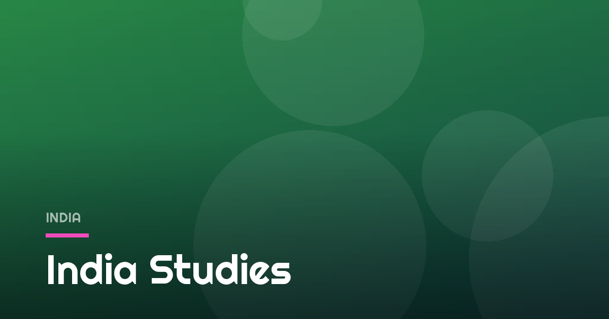 India Studies