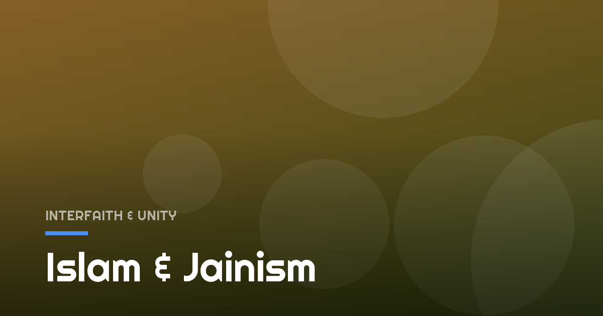Islam & Jainism