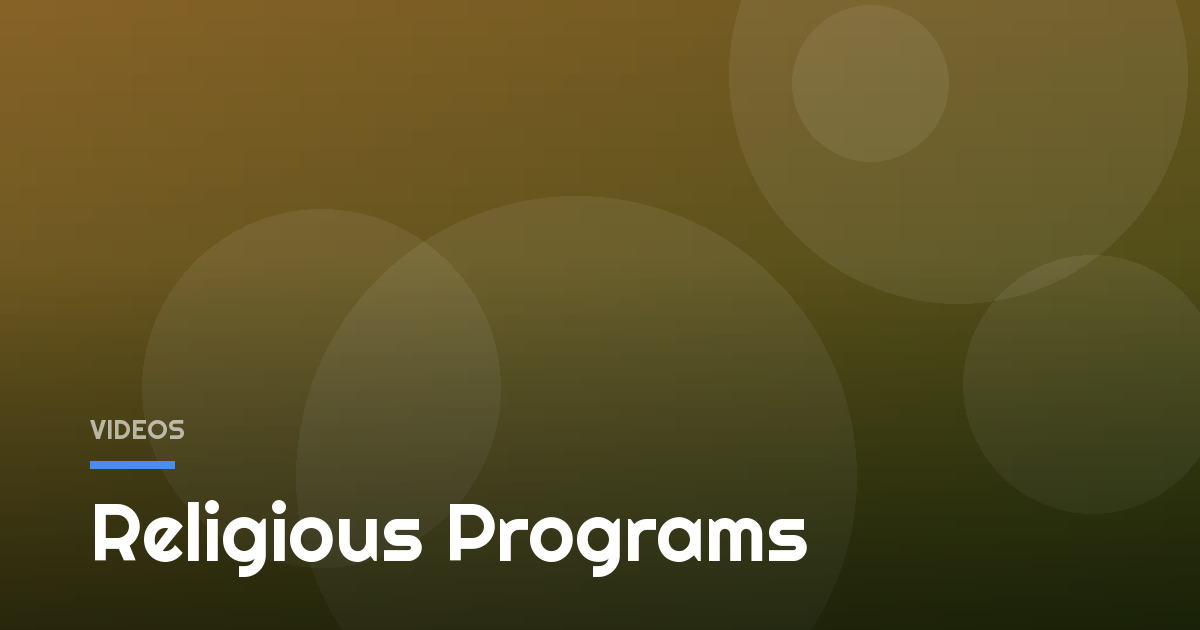 Religious Programs