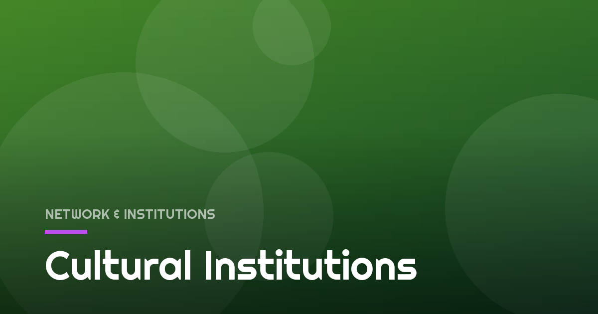 Cultural Institutions