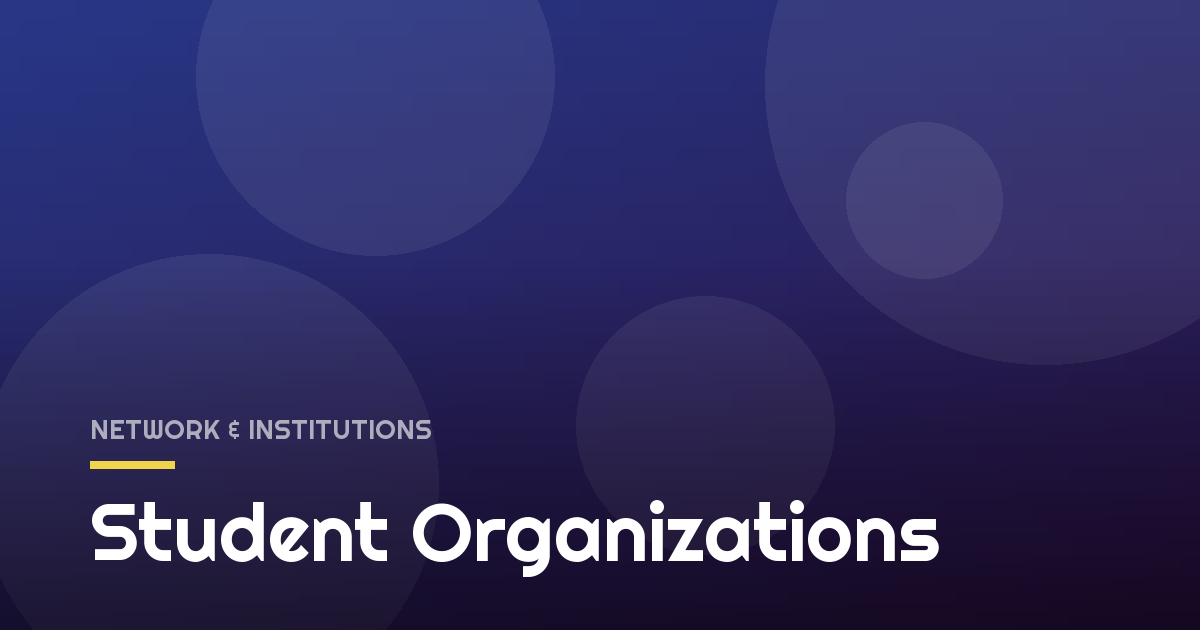 Student Organizations