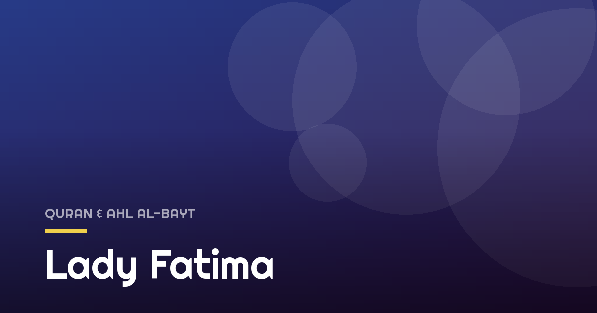 Lady Fatima