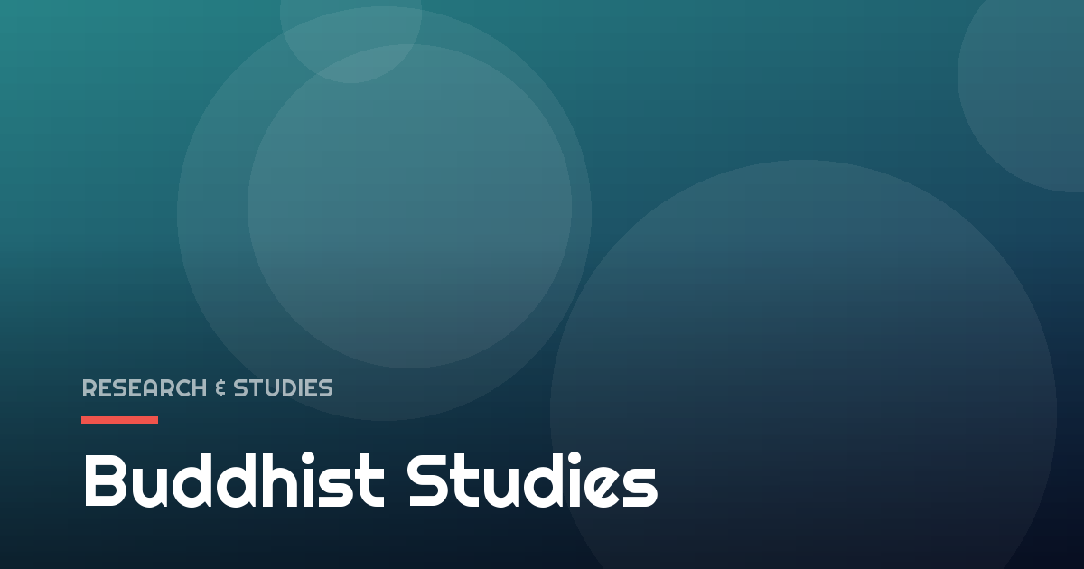 Buddhist Studies