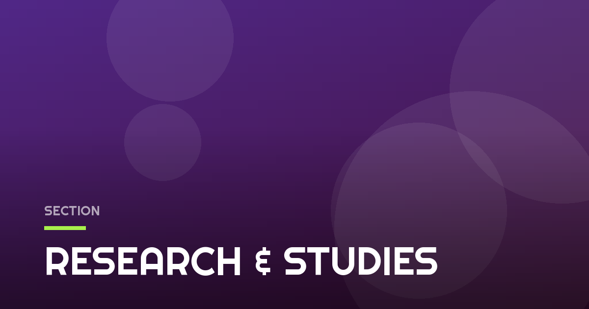 RESEARCH & STUDIES