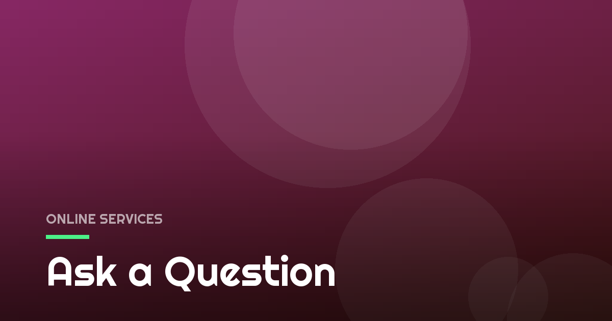 Ask a Question