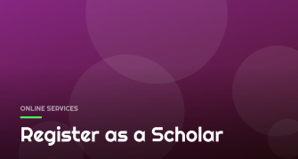 Register as a Scholar Register as a Scholar