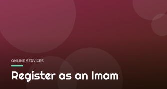 Register as an Imam Register as an Imam