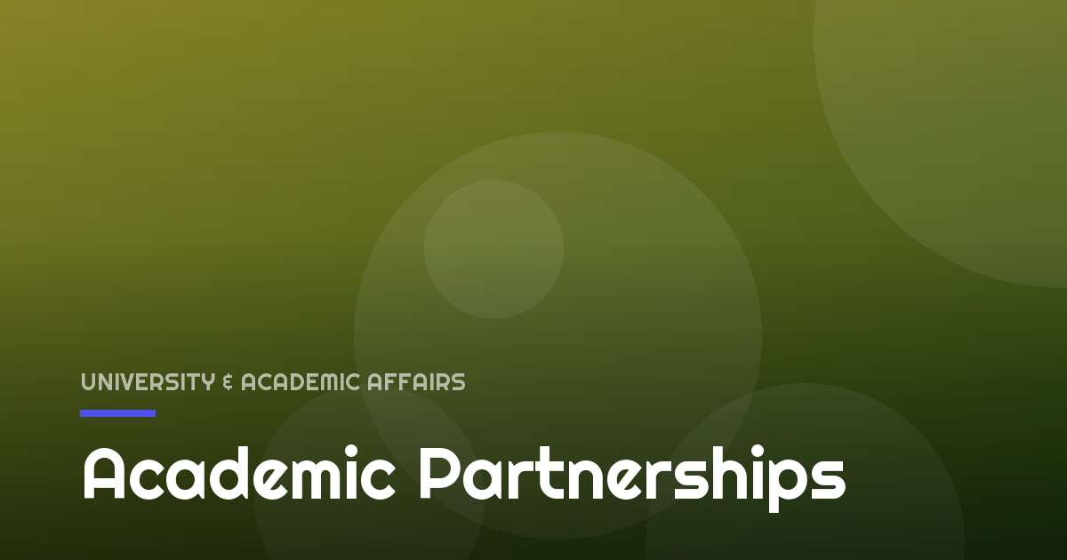 Academic Partnerships